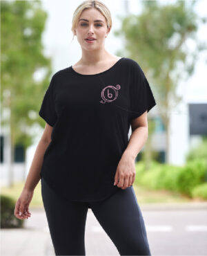 Scoop Neck Barre/Dance T-Shirt